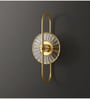 Radiant Crystal Wall Light   Contemporary Glam in Gold