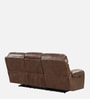 Ny Leatherette 3 Seater Motorized Recliner in Brown Colour