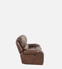 Ny Leatherette 3 Seater Motorized Recliner in Brown Colour