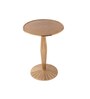 Radiant Metal End Table in Gold Colour