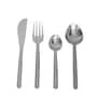 Radiant Reflections Silver Stainless Steel (Set of 24) Cutlery  Set