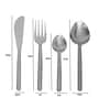 Radiant Reflections Silver Stainless Steel (Set of 24) Cutlery  Set