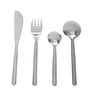 Radiant Reflections Silver Stainless Steel (Set of 24) Cutlery  Set