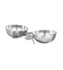 Flowerfleck Dual Nut Dish-Silver