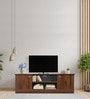 Radiant Tv Console with Drawer Columbian Walnut Finish