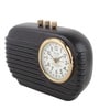 Radio Reverie Black Aluminium Table Clock