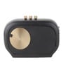 Radio Reverie Black Aluminium Table Clock