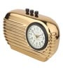 Radio Reverie Gold Aluminium Table Clock