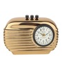 Radio Reverie Gold Aluminium Table Clock