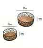 Radius Wood Serving Tray Set of 2