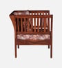 Radom Sheesham Wood 1 Seater Sofa In Honey Oak Finish