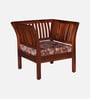 Radom Sheesham Wood 1 Seater Sofa In Honey Oak Finish