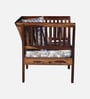 Radom Sheesham Wood 1 Seater Sofa In Provincial Teak Finish