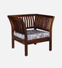 Radom Sheesham Wood 1 Seater Sofa In Provincial Teak Finish