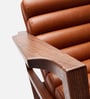 Raevello Strap Lounge Chair In Tan Brown Colour