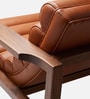 Raevello Strap Lounge Chair In Tan Brown Colour