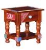 Alankaar Solid Wood Hand Painted Night Stand
