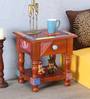 Alankaar Solid Wood Hand Painted Night Stand