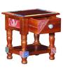Alankaar Solid Wood Hand Painted Night Stand