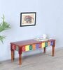 Alankaar Solid Wood Hand Painted Bench