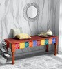 Alankaar Solid Wood Hand Painted Bench