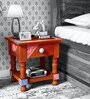 Alankaar Solid Wood Hand Painted Night Stand