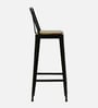 Raglan Metal Bar Stool In Black Colour