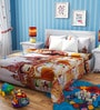 Rago Chhota Bheem Poly Cotton Single Bedsheet with 1 Pillow Case