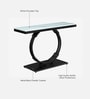 Ragusa Metal Console Table in Black Finish with Porcelain Top Ragusa Metal Console Table in Black Finish with Porcelain Top