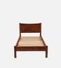Rai Solid Wood Single Bed in Wenge Finish