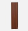 Raidon 3 Door Wardrobe in Walnut Finish with Lock