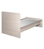 Raina Kids Double Bed with Pull Out Trundle in Oak Finish