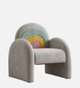 Rainbow Arch Faux Fur Kids Lounge Chair
