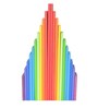 Rainbow Building Boards Construction toy in Multicolour