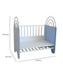 Rainbow Crib In White & Lavender Finish