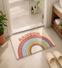Cream Rainbow Theme Non-Slip Bath Mat (40x60 CM)