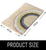 Rainbow Abstract Microfibre 24x16 Inches Bath Mat