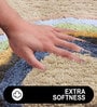 Rainbow Abstract Microfibre 24x16 Inches Bath Mat