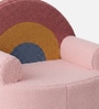 Rainbow Kids Sofa In Blush Pink Colour
