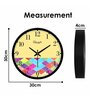 Rainbow Multicolour Plastic Wall Clock