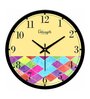 Rainbow Multicolour Plastic Wall Clock