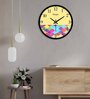 Rainbow Multicolour Plastic Wall Clock