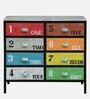 Rainbow Solid Wood  Multicolour Chest of Drawers