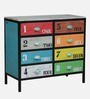 Rainbow Solid Wood  Multicolour Chest of Drawers