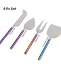 Rainbow Steel Cheese Knives Set of 4
