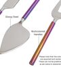 Rainbow Steel Cheese Knives Set of 4