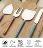 Rainbow Steel Cheese Knives Set of 4