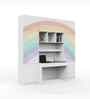 Rainbow Trails Study Table With  Storage