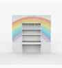 Rainbow Trails Study Table With  Storage