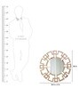 Rainforest Italy Transparent Glass Lattice Mirror
